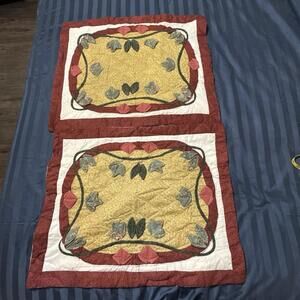 JCPenney Home Collection Vintage Pillow Shams Set of Two cottage core